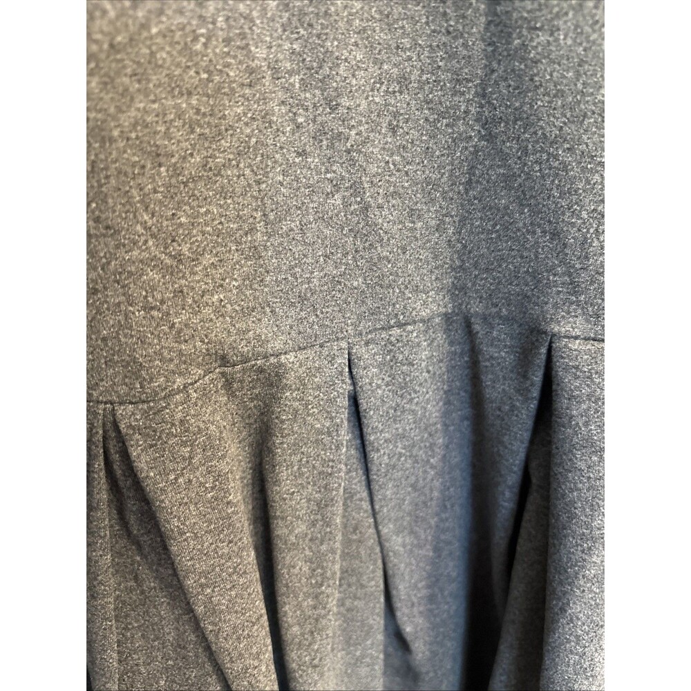 Auselily Women's 2XL Stretch Gray Long sleeve Dress‎ With Pockets - Picture 3 of 9